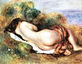 Pierre Auguste Renoir Famous Paintings - Reclining Nude